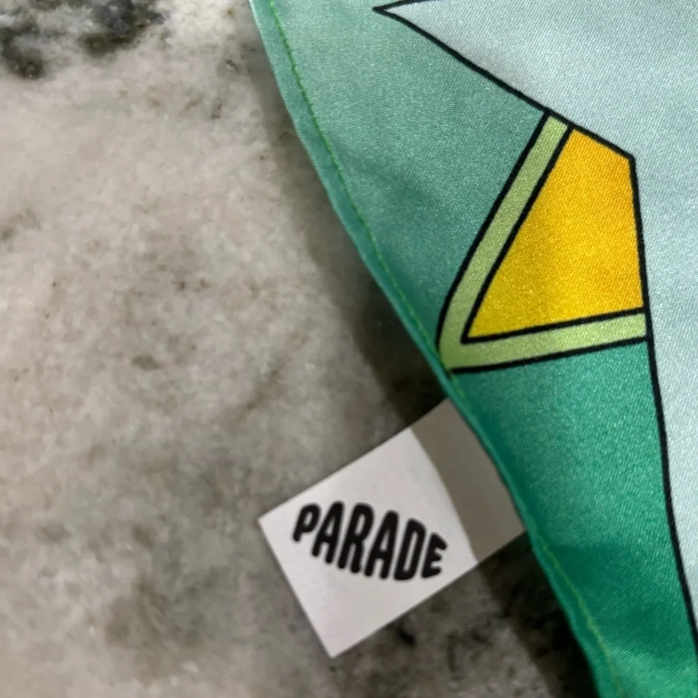 Parade silk scarf